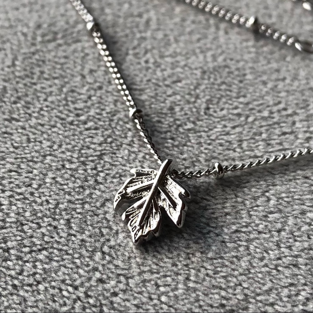 Maple Leaf Sterling Silver Bracelet ~ Brand New!